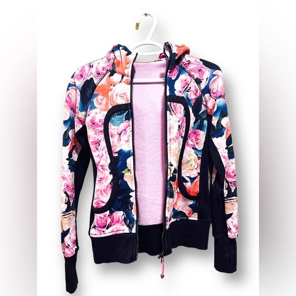 *RARE* Lululemon Scuba Hoodie II Secret Garden / Vintage Pink - Picture 4 of 15